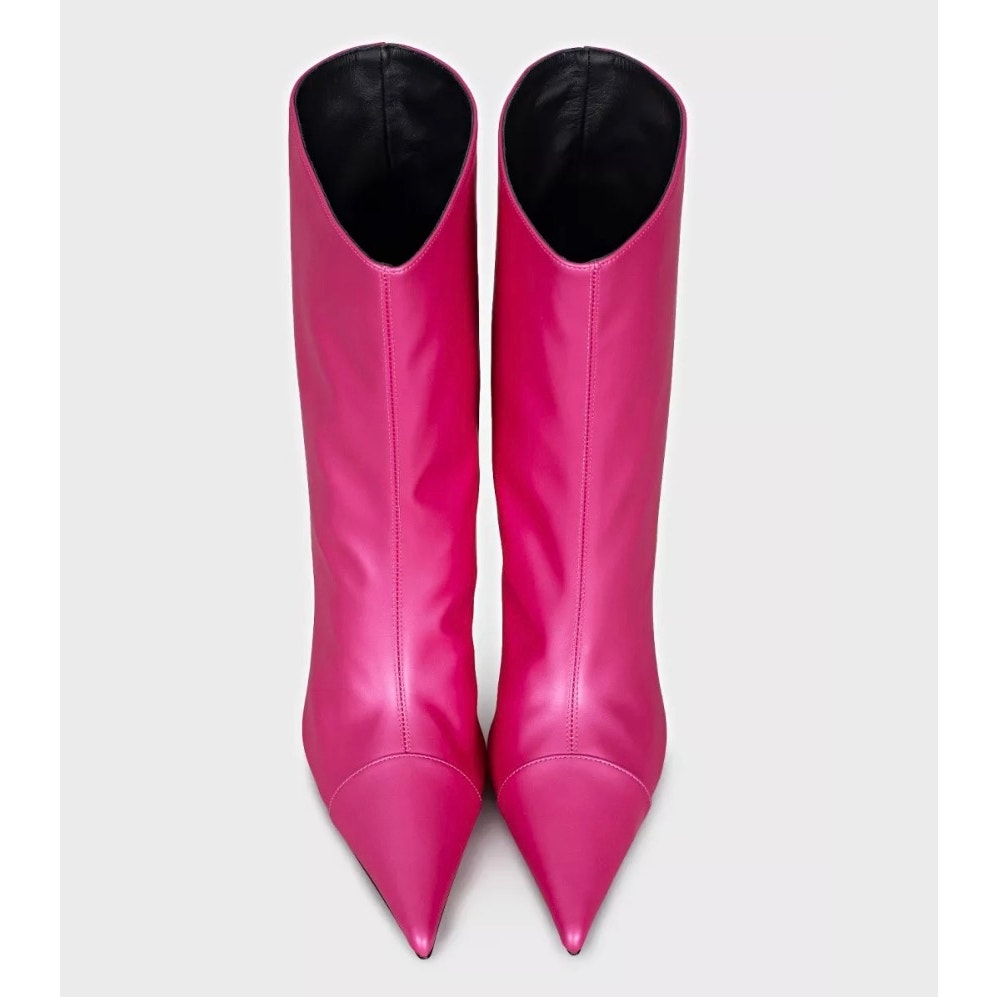 NWB Alexandre Vauthier Raquel 105 Pink Ankle Boots - EU 40 Pre-owned