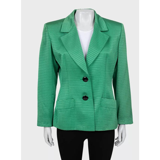 Saint Laurent Chic Green Tailored Jacket - Size XL  Pre-owned
