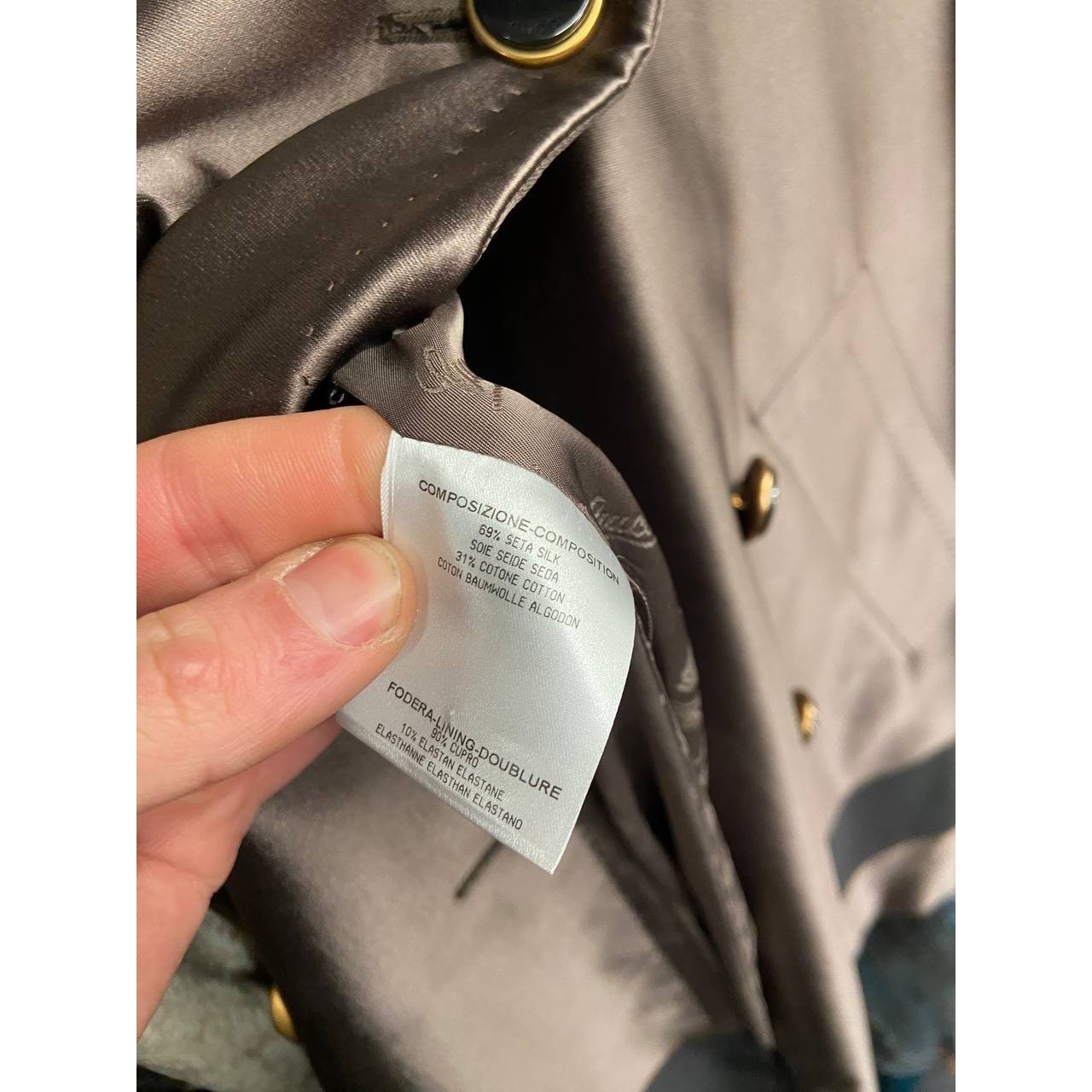Gucci Double-Breasted A-Line Coat - IT 40 / S Pre-owned