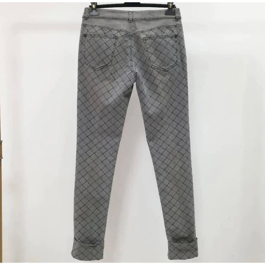 Chanel Quilted Skinny Jeans Sz.40 Pre-owned
