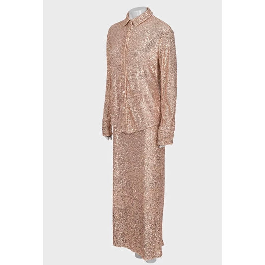 Tom Ford Pink Sequin Suit - Elegant IT40-44 Size S Pre-owned