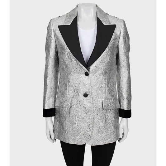 Gucci Embellished Brocade Tuxedo Blazer - Size IT42 (M) pre-wned