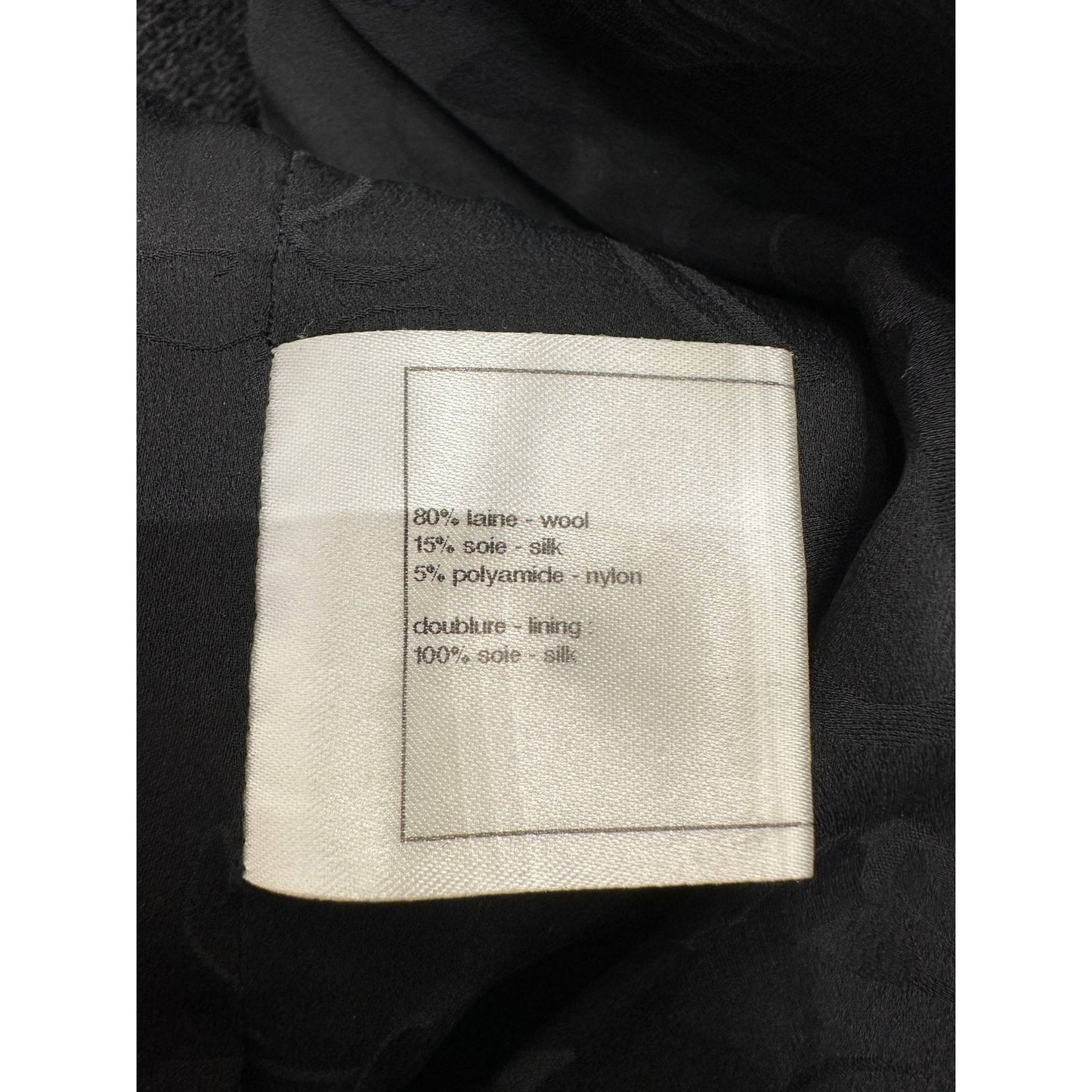 Chanel Black Bouclé Jacket & Dress Set - FR 48 Pre-owned