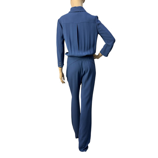 Azzaro Indigo Belted Jumpsuit sz.38