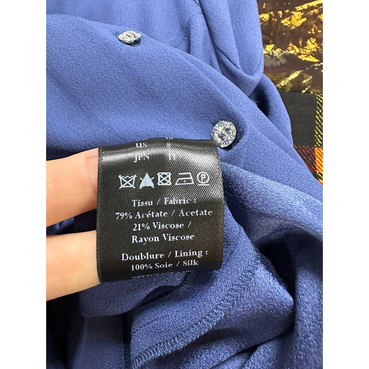 Azzaro Indigo Belted Jumpsuit sz.38