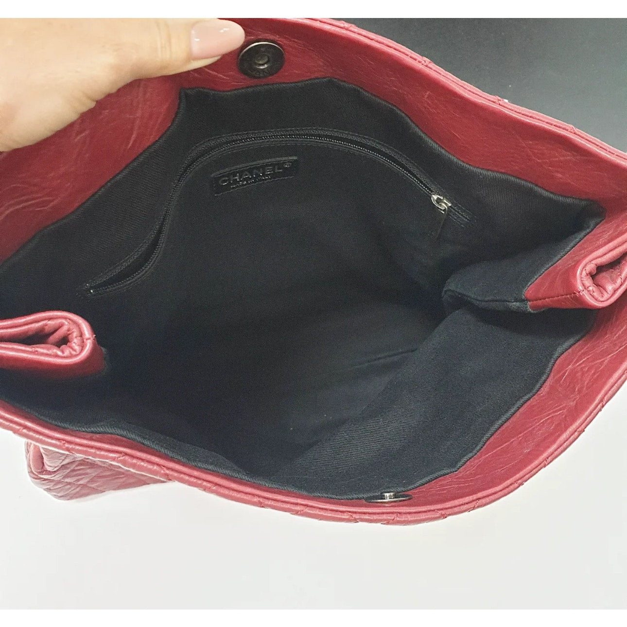 Chanel Red CC Coco Rider Flap Bag Pre-owned