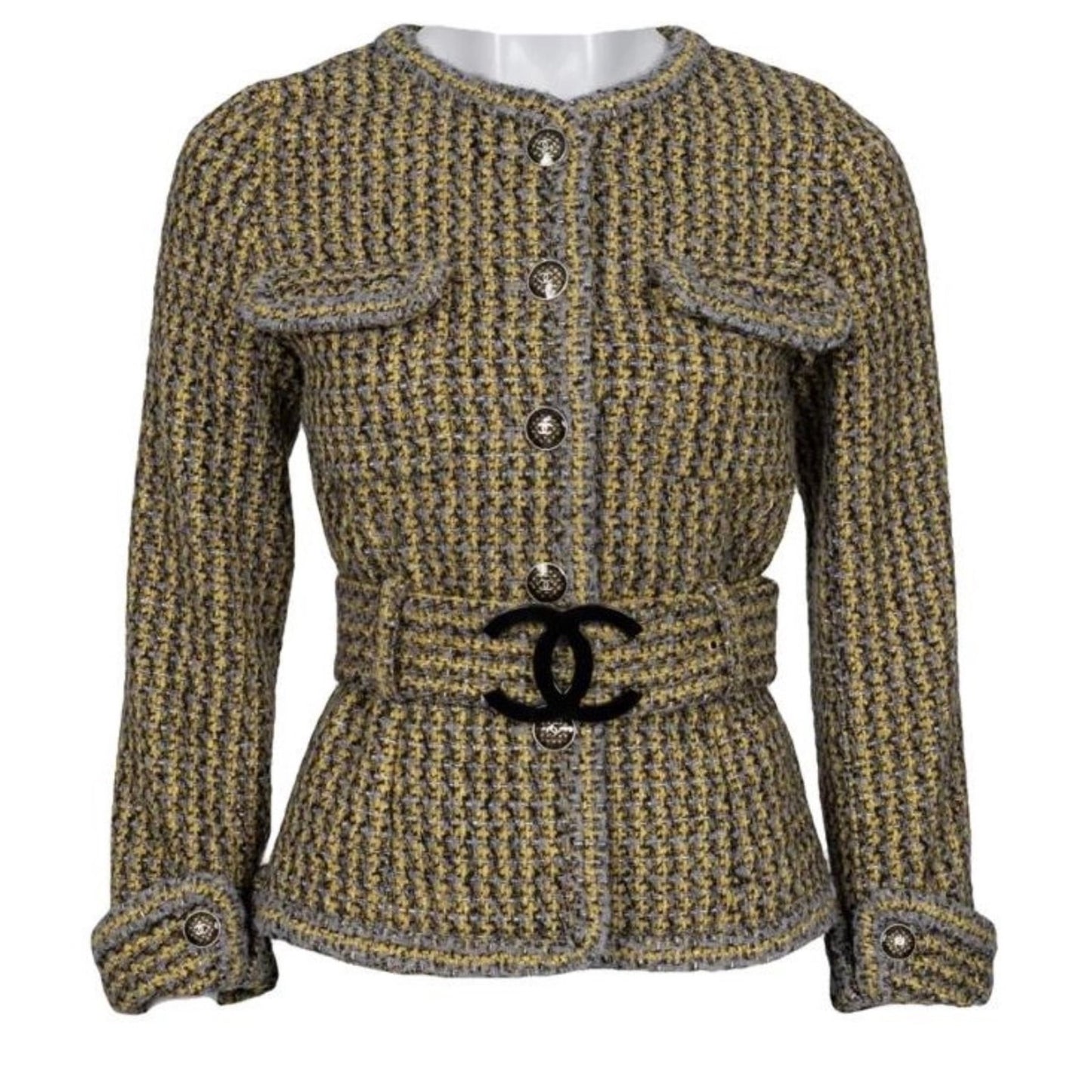 Chanel Multi-Color Single-Breasted Jacket FR44(Run for M) Pre-owned