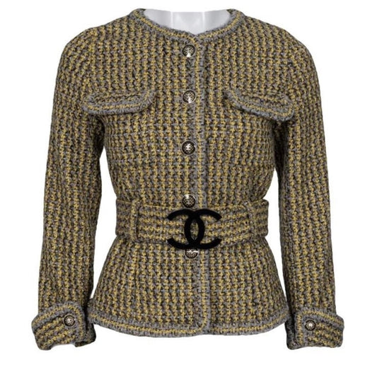 Chanel Multi-Color Single-Breasted Jacket FR44(Run for M) Pre-owned