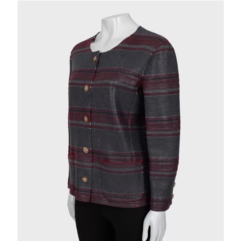 NWOT Chanel Dallas Cashmere Collarless Jacket - FR46/3XL pre-owned