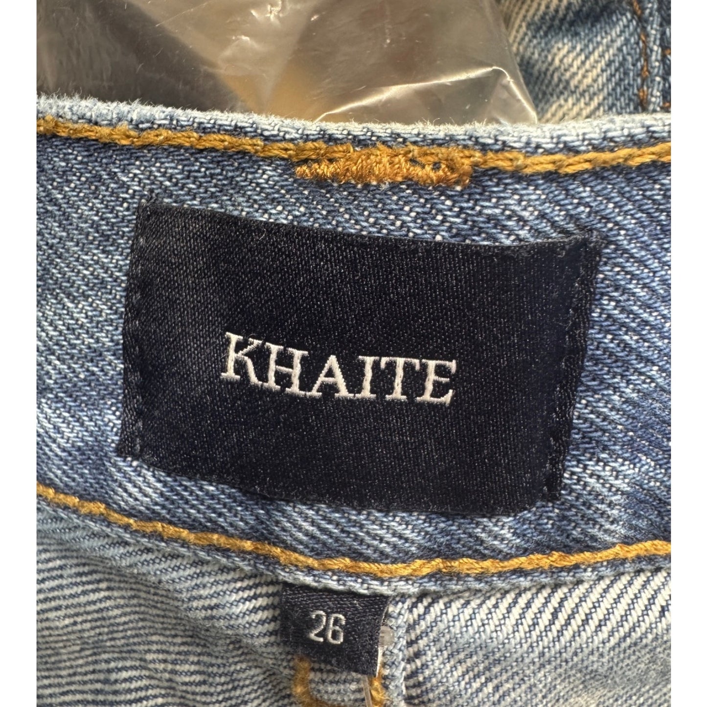 Khaite Blue Straight Fit Jeans - Size W26/M  Pre-owned