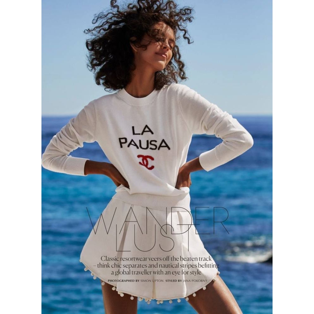 Chanel La Pausa Cashmere Sweater - Size 40 Pre-owned