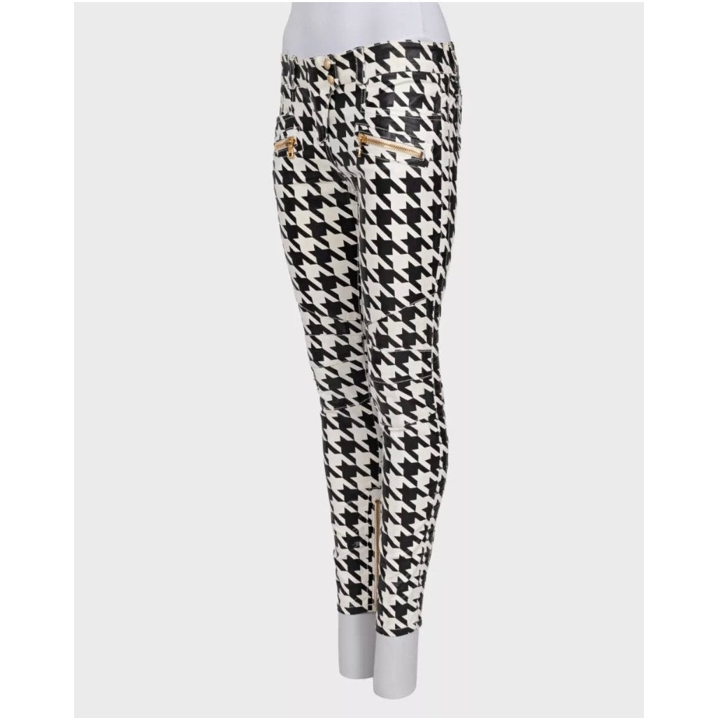 Balmain Houndstooth Tapered Pants - FR 38/M Pre-owned