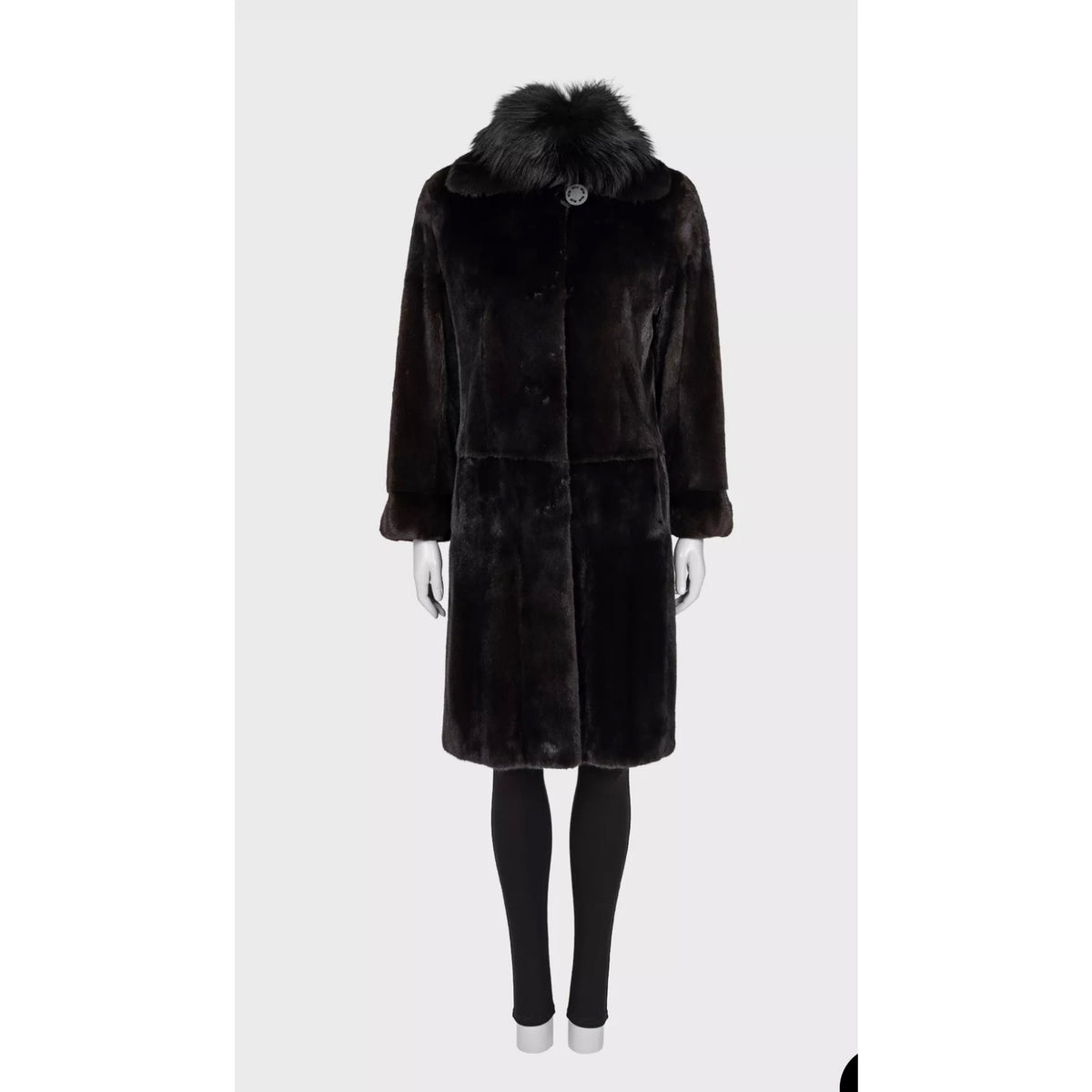 Amato Black Coat Straight Cut IT 40 S