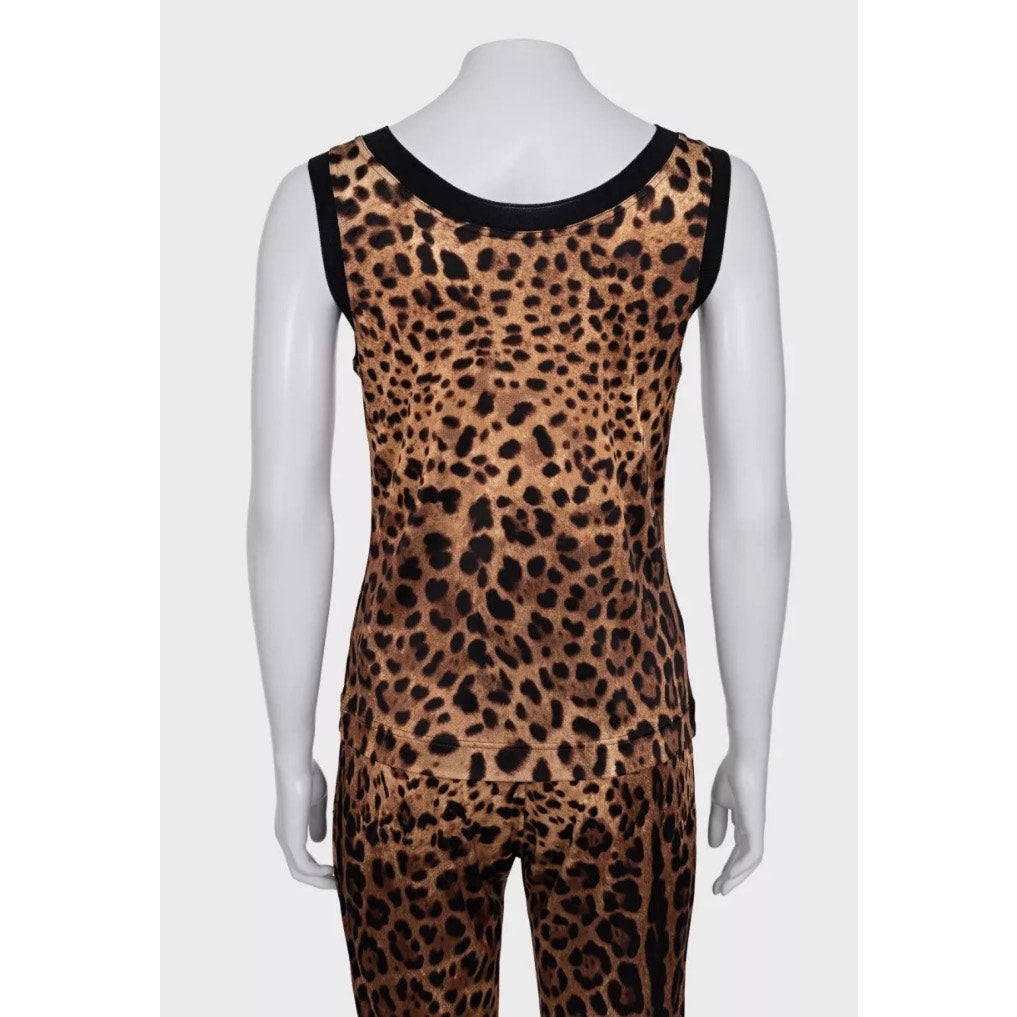 Dolce & Gabbana Leopard Print Three-Piece Suit - S / IT40 Pre-owned