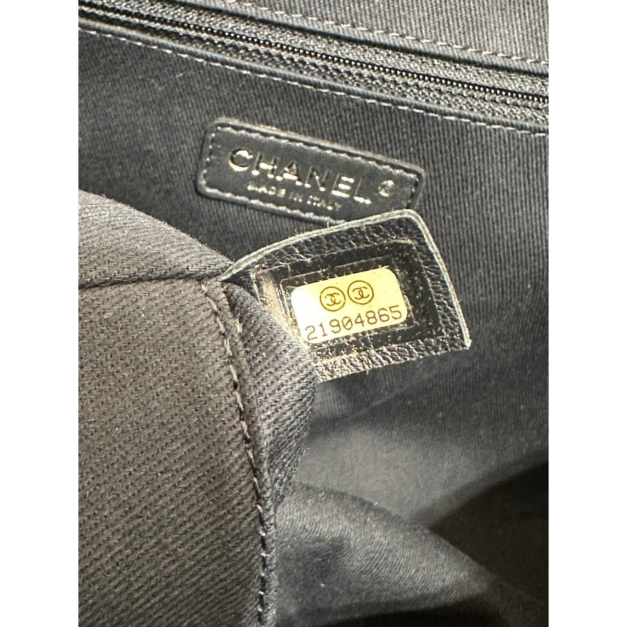 Chanel Deauville Large Denim Canvas Tote Bag Pre-owned