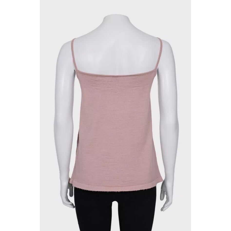 Hermès Vintage Pink Silk Pullover - Size FR 44 Pre-owned