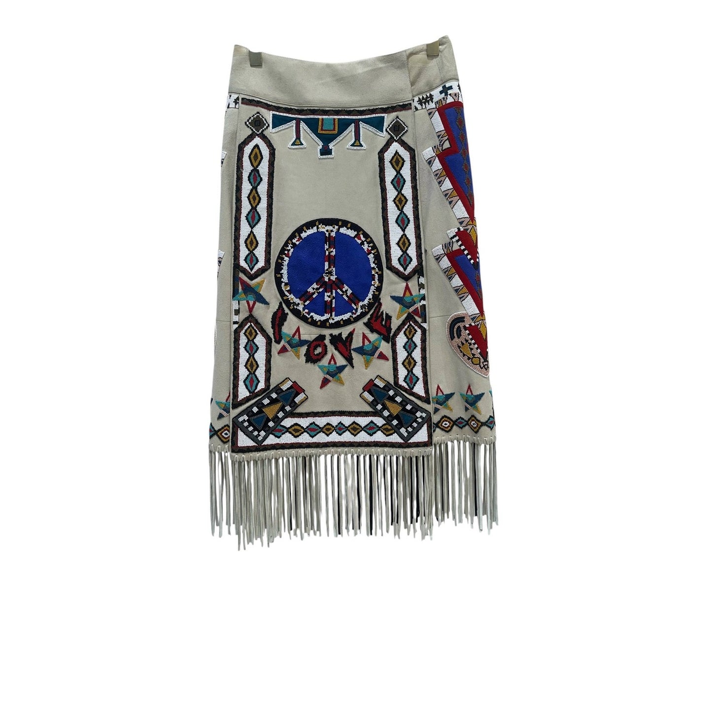 Valentino SS16 Runway Suede Wrap Skirt - IT 40 Pre-owned