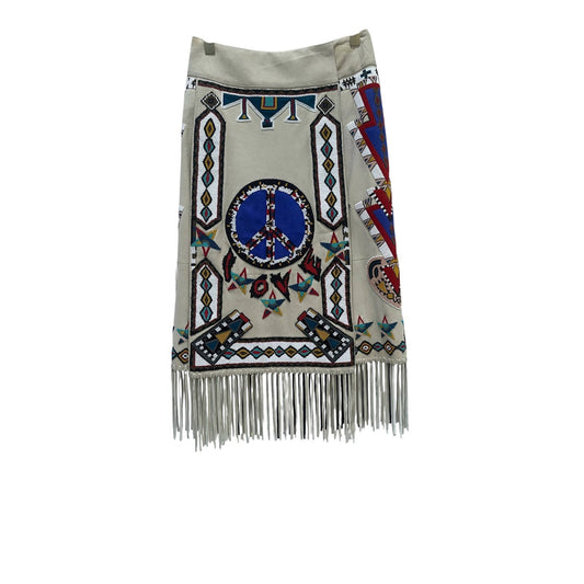 Valentino SS16 Runway Suede Wrap Skirt - IT 40 Pre-owned