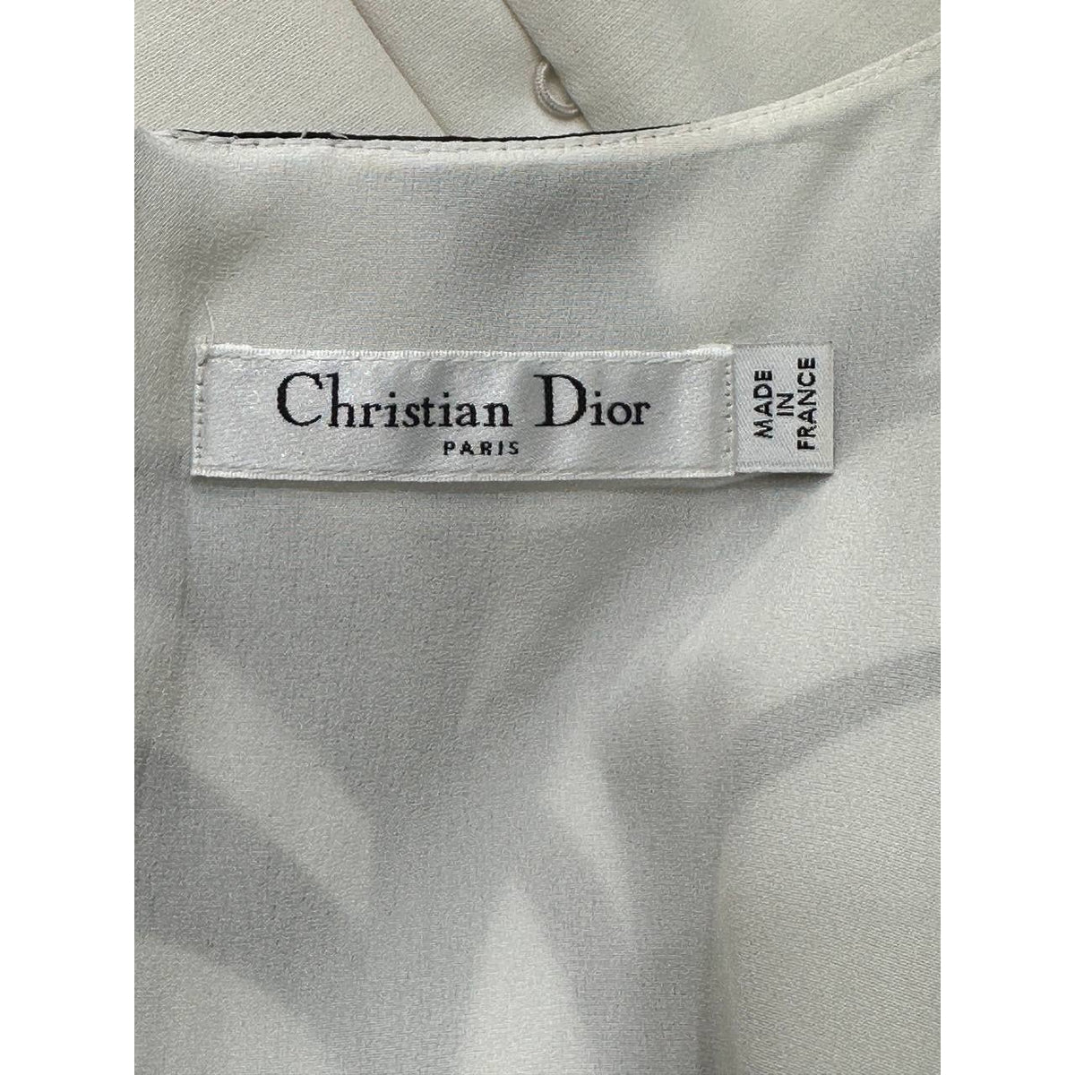 Christian Dior White Peplum Jacket & Skirt Set Sz.38/40 pre-owned