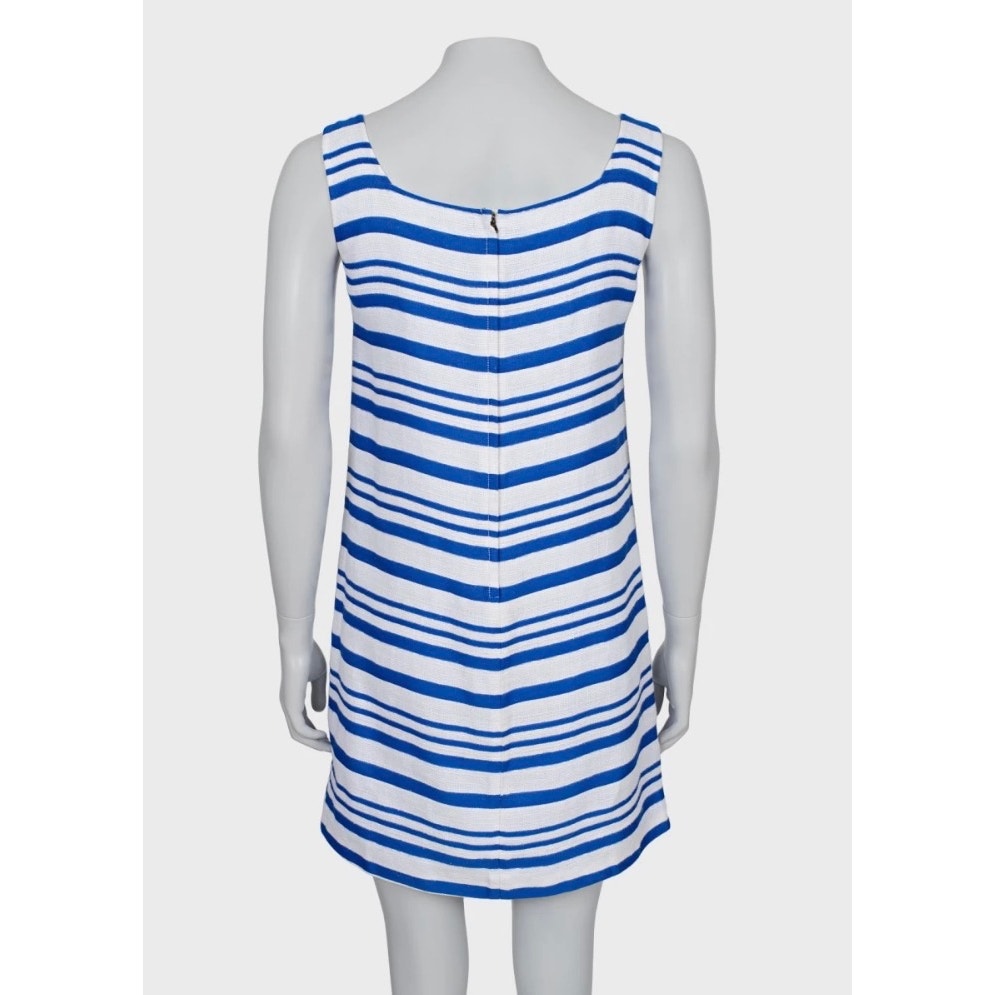 NWOT Dolce & Gabbana Chic Striped A-Line Mini Dress Sz.XS pre-owned