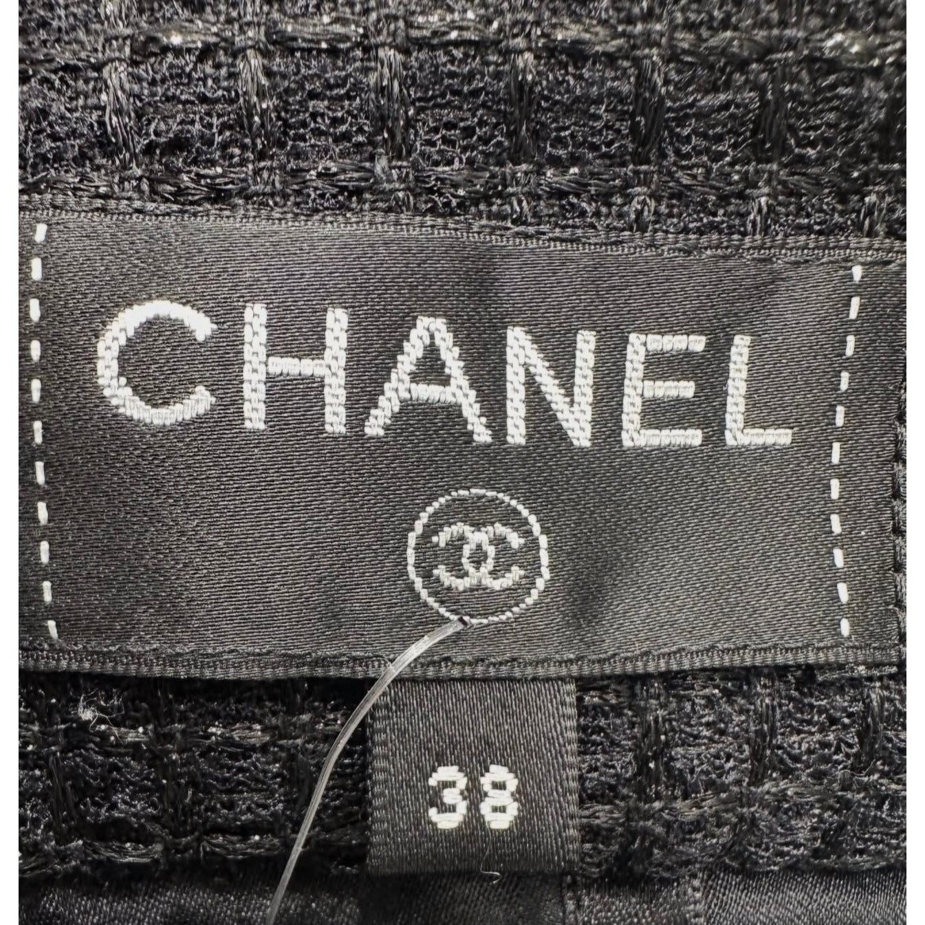 Chanel 2018 White Linen Strapless Bustier Top Size 38 pre-owned