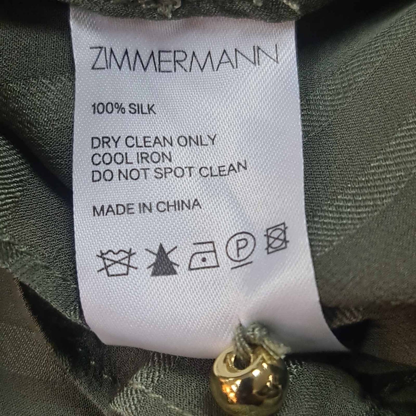 Zimmermann Cascade Ruffle Wrap Midi Dress Sz.0 Pre-owned