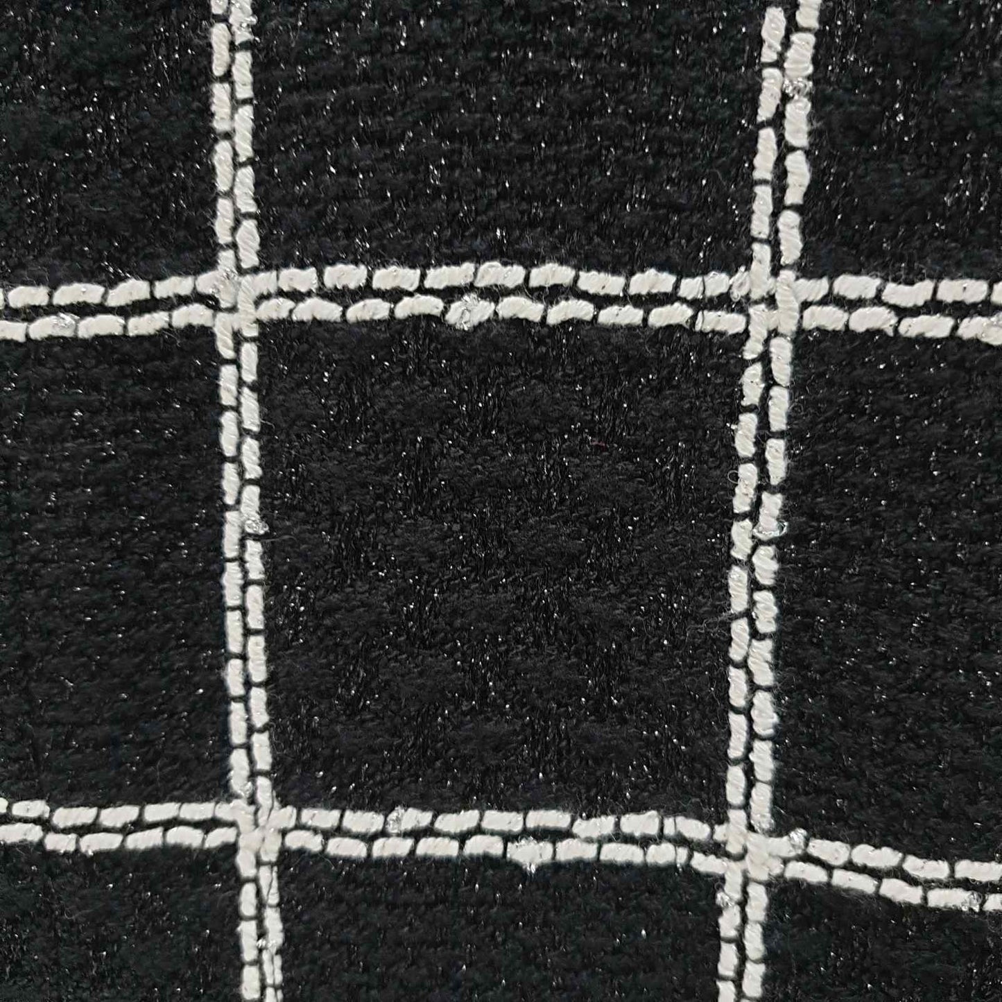 Chanel 2020 Tweed Romper, Black & Metallic, Size 40 Pre-owned