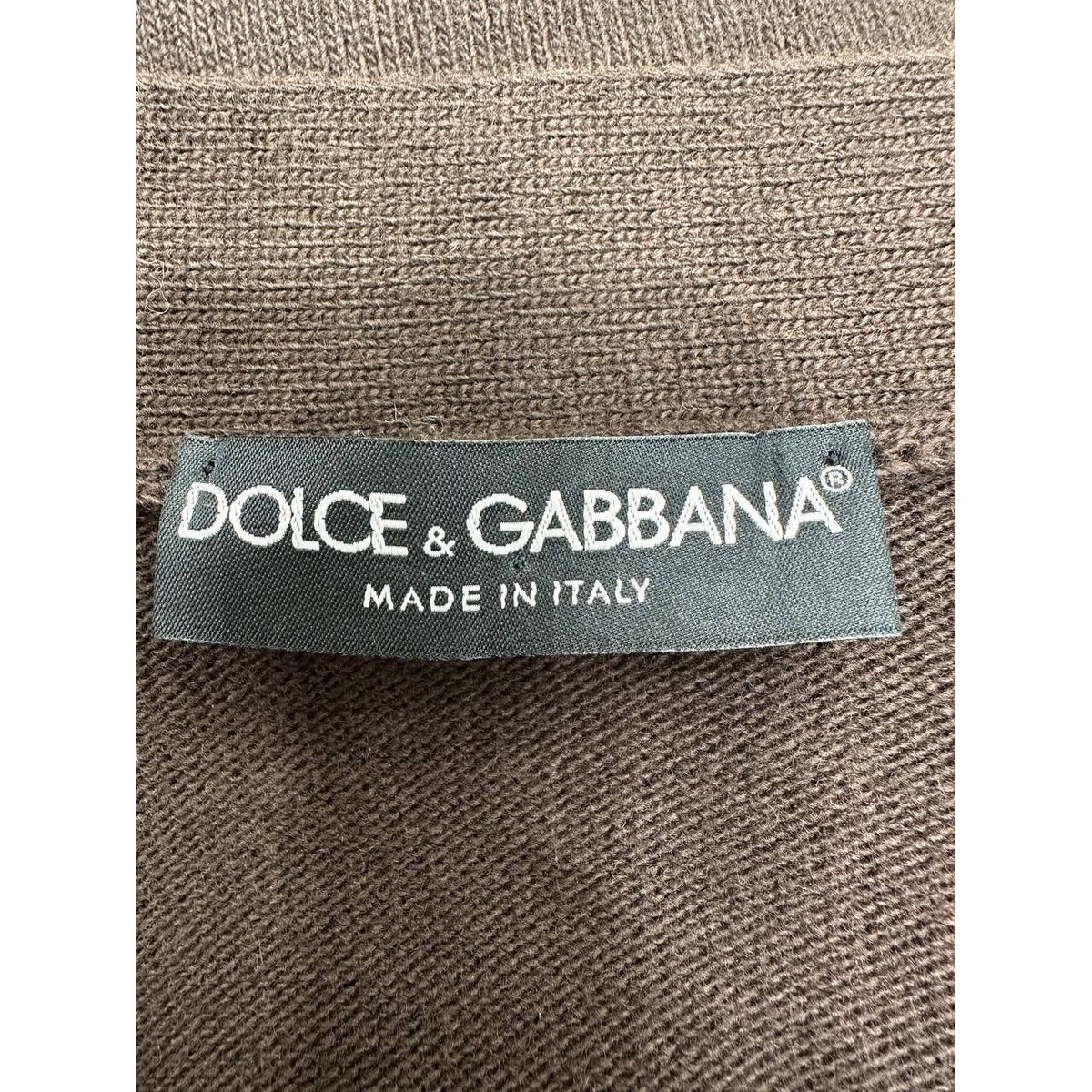 Dolce & Gabbana DG Monogram Wool Cardigan  sz.42 pre-owned