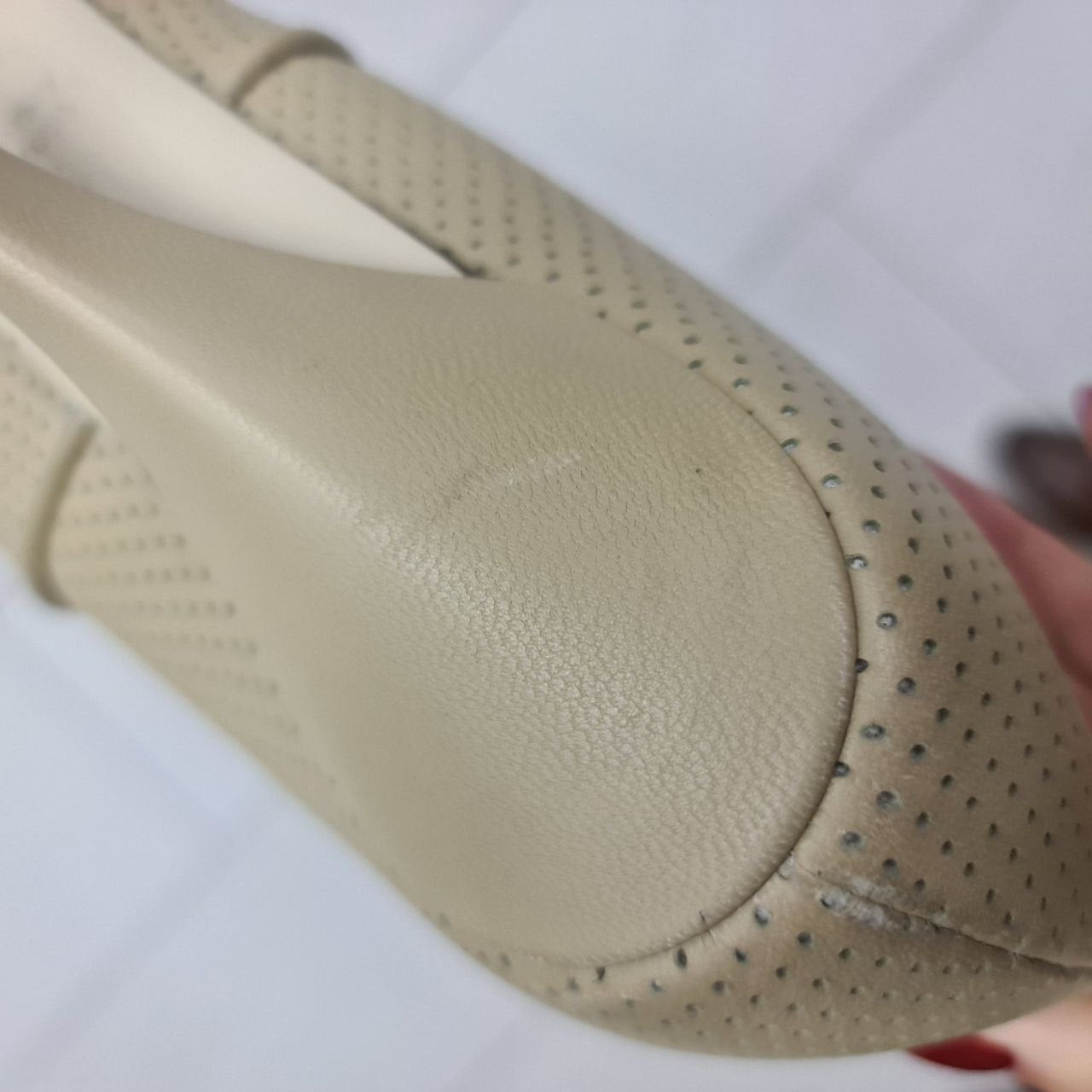 Fendi beige ankle boots with stretch-knit panel Sz.38 Pre-owned