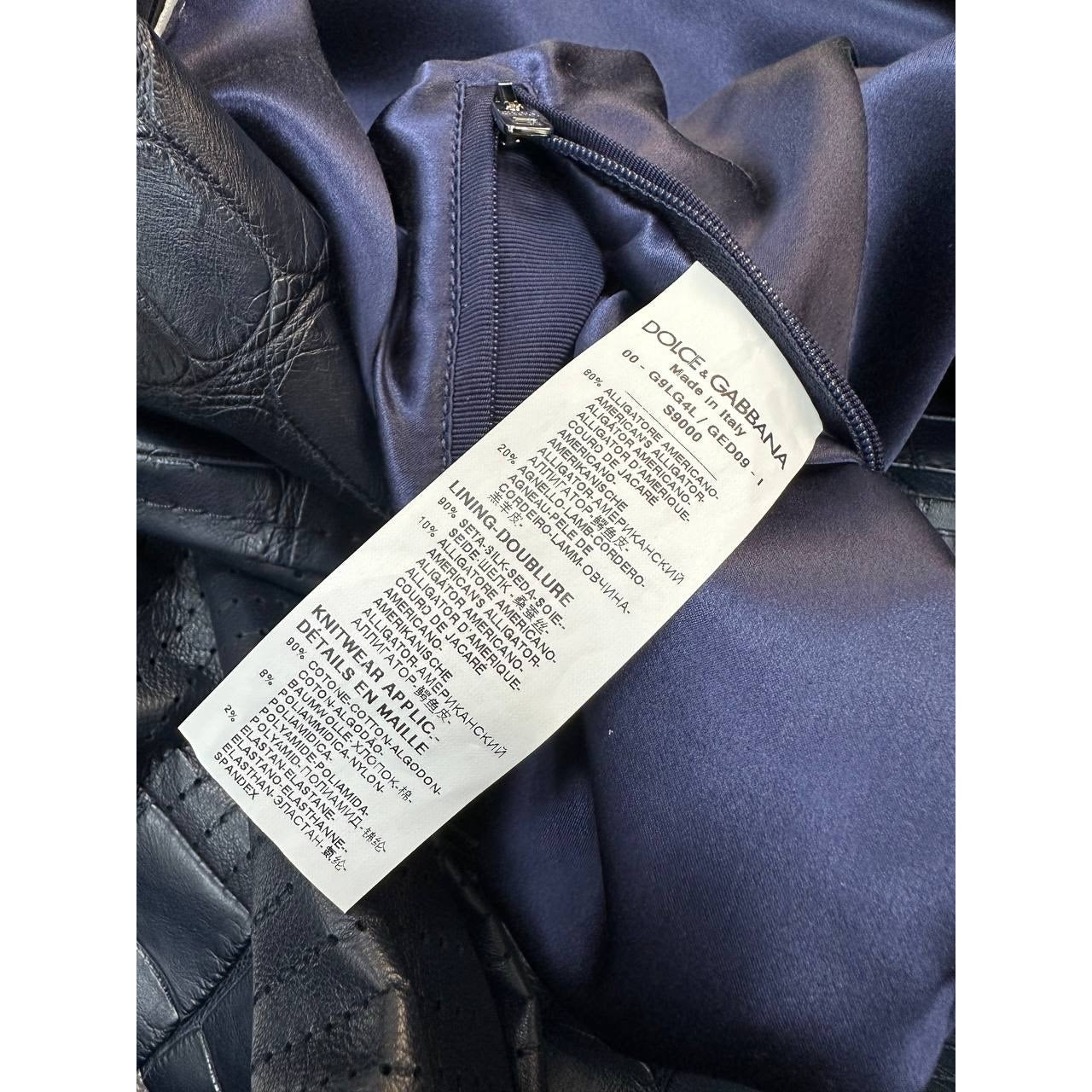 Dolce & Gabbana Alta Sartoria Navy Jacket Pre-owned