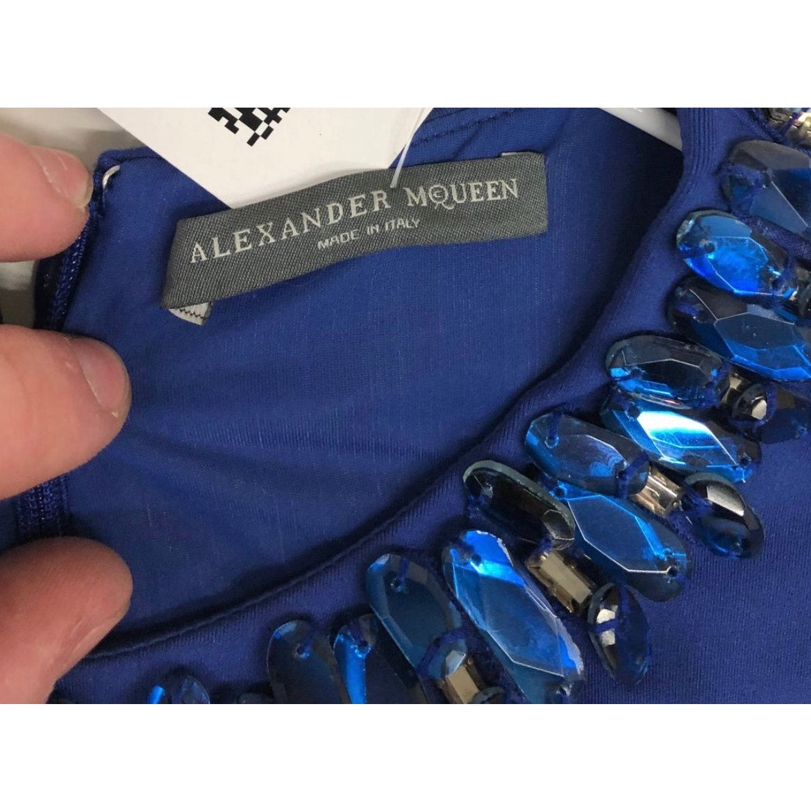 Alexander McQueen Blue Fitted Dress - IT40 Pre-owned