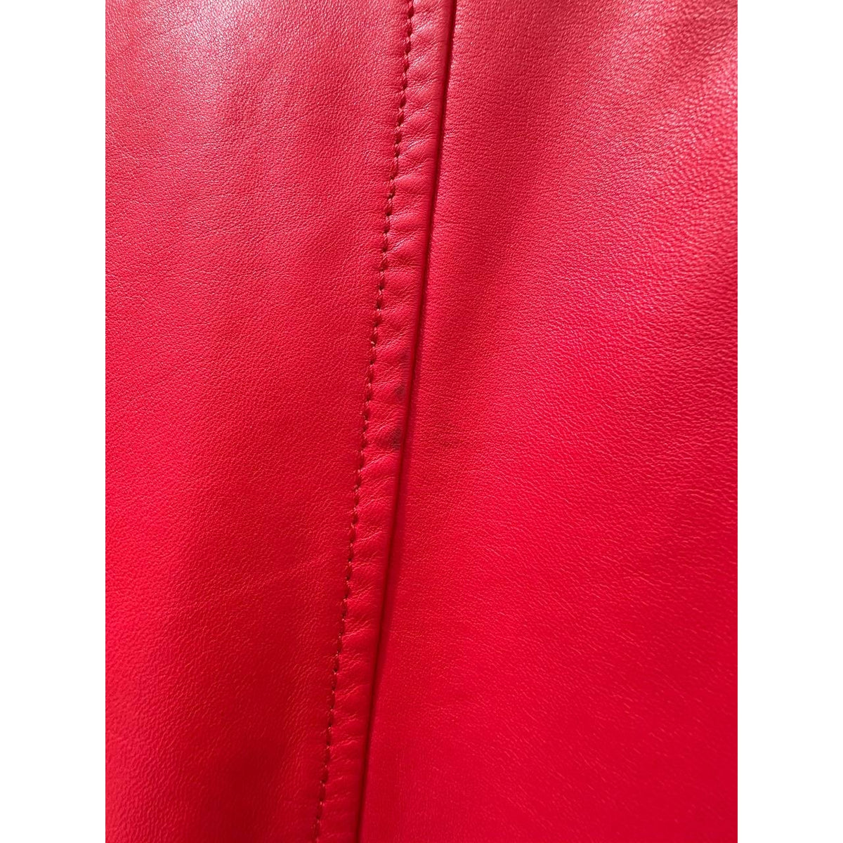 Dolce & Gabbana Red Lambskin Bomber Jacket, IT 40 Pre-owned
