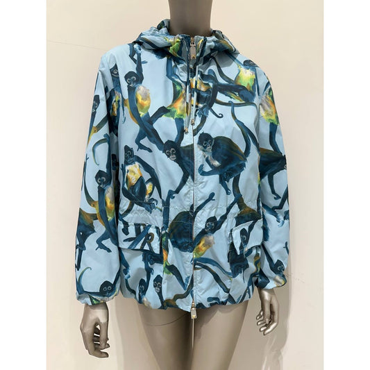 Valentino Sub-Zero Couture Monkey Print Hooded Jacket IT 40 Pre-owned
