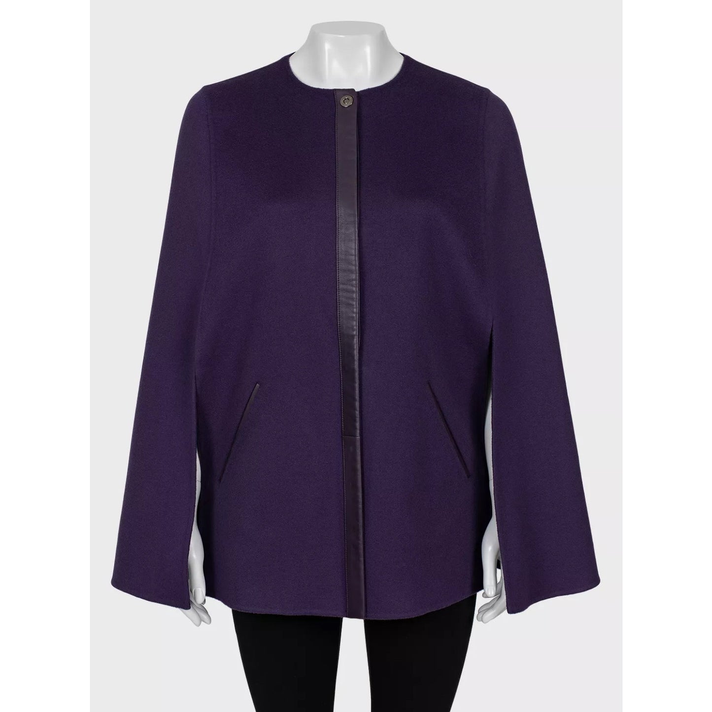 Loro Piana Perple Cashmere Cape Coat Sz. S Pre-owned