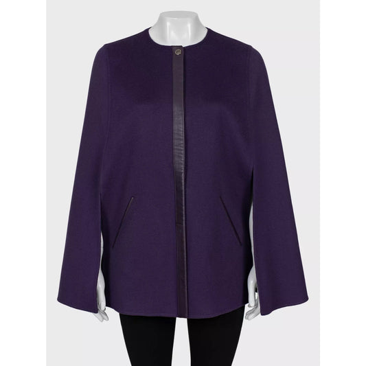 Loro Piana Perple Cashmere Cape Coat Sz. S Pre-owned