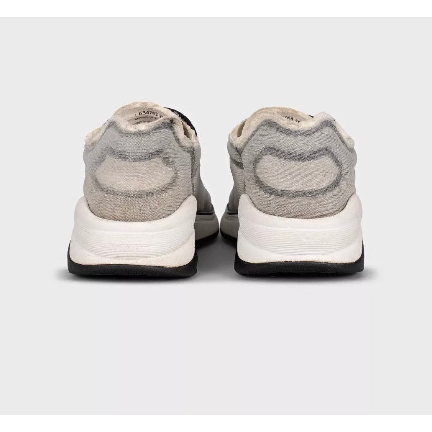 Chanel Grey Mesh Textile Sneakers - Size 39 pre-owned