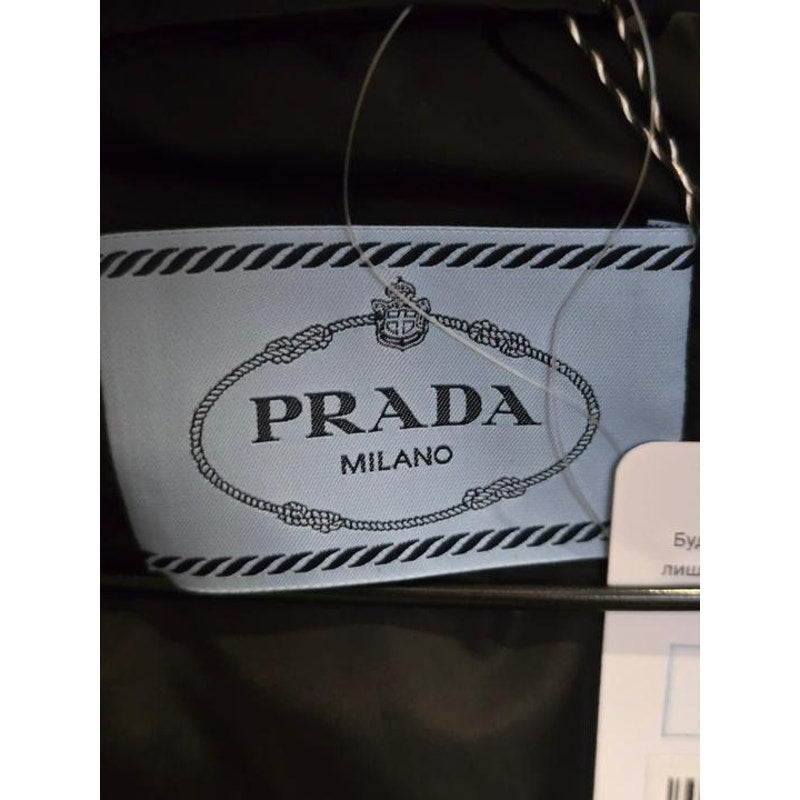 NWOT Prada Re-Nylon Black Down Puffer Jacket IT 36/XXS Pre-owned