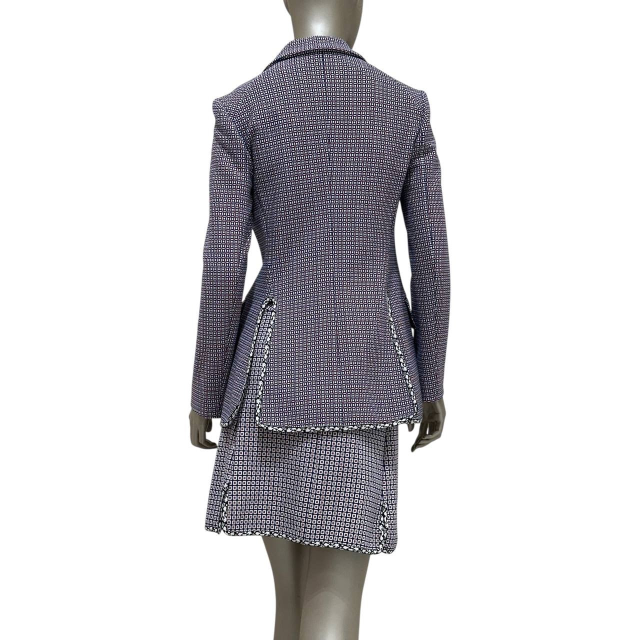 Christian Dior Geometric Skirt Suit - Spring 2015 - Size 38 Pre-owned