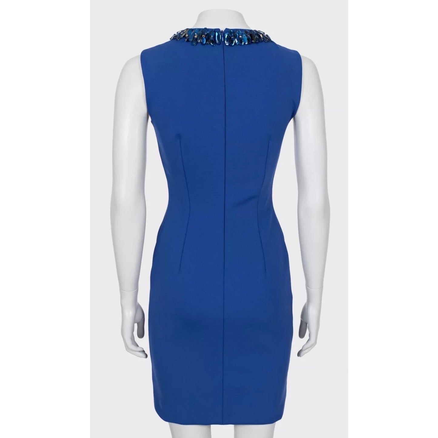 Alexander McQueen Blue Fitted Dress - IT40 Pre-owned