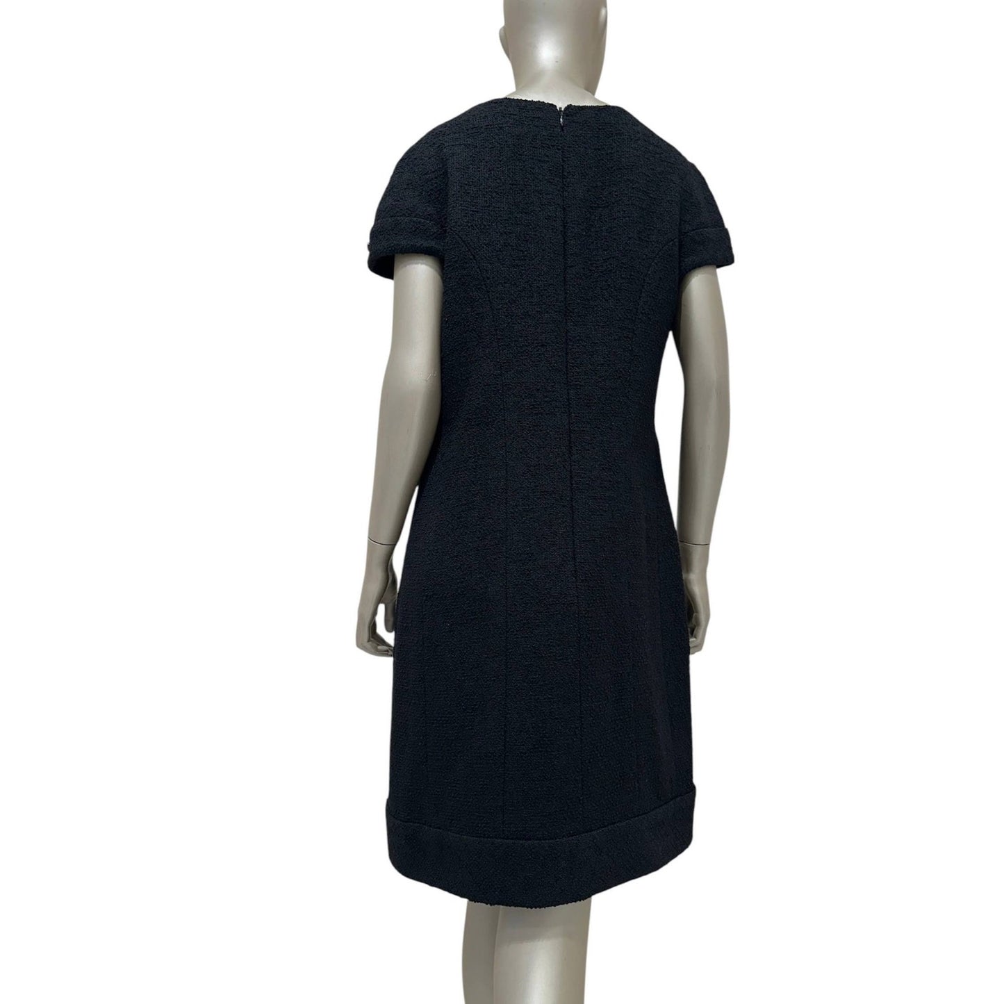 Chanel Black Bouclé Jacket & Dress Set - FR 48 Pre-owned