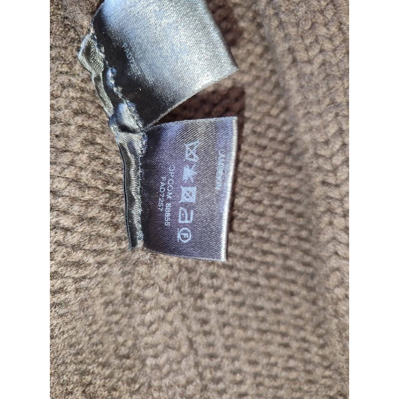Loro Piana Cashmere Hooded Faux Fox Fur Trim Cardigan Coat 4XL Pre-owned