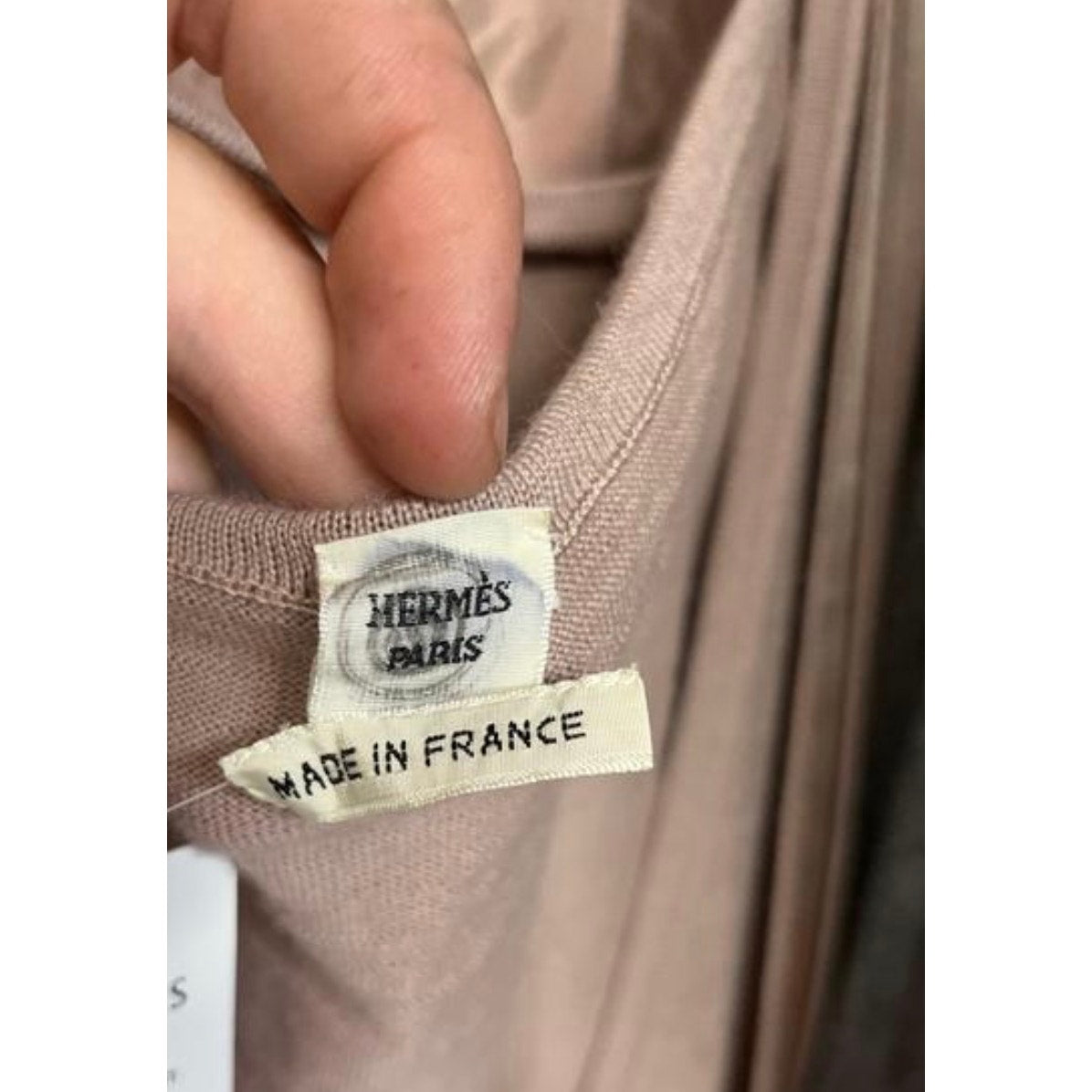 Hermès Vintage Pink Silk Pullover - Size FR 44 Pre-owned
