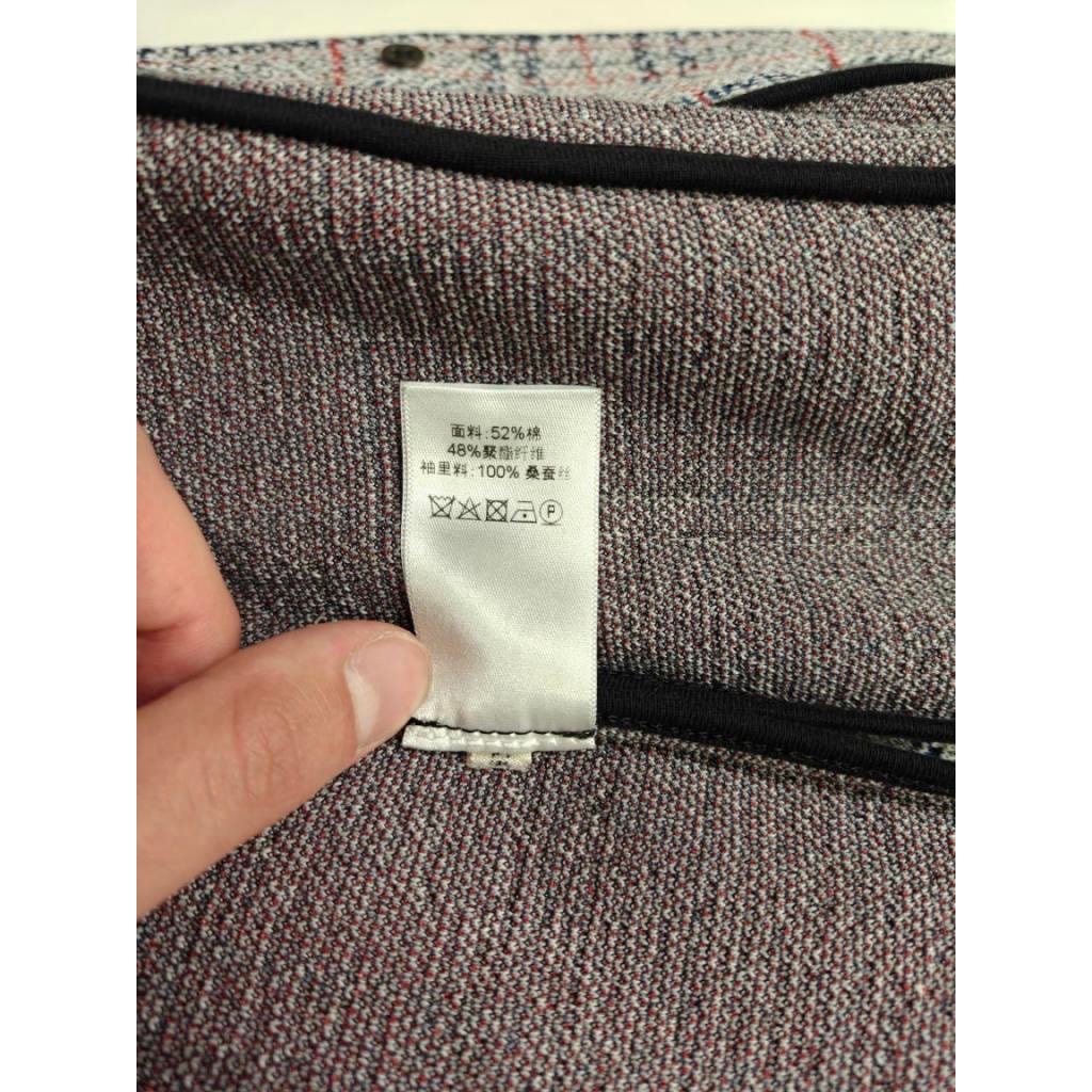 Celine Checked Blazer - Cotton Blend, Silk Lined - Size 36 Pre-owned