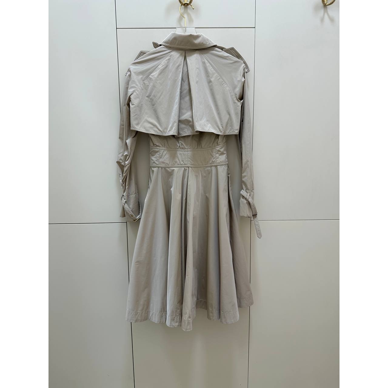 Dolce & Gabbana Ivory White Trench Coat Sz.40 Pre-owned