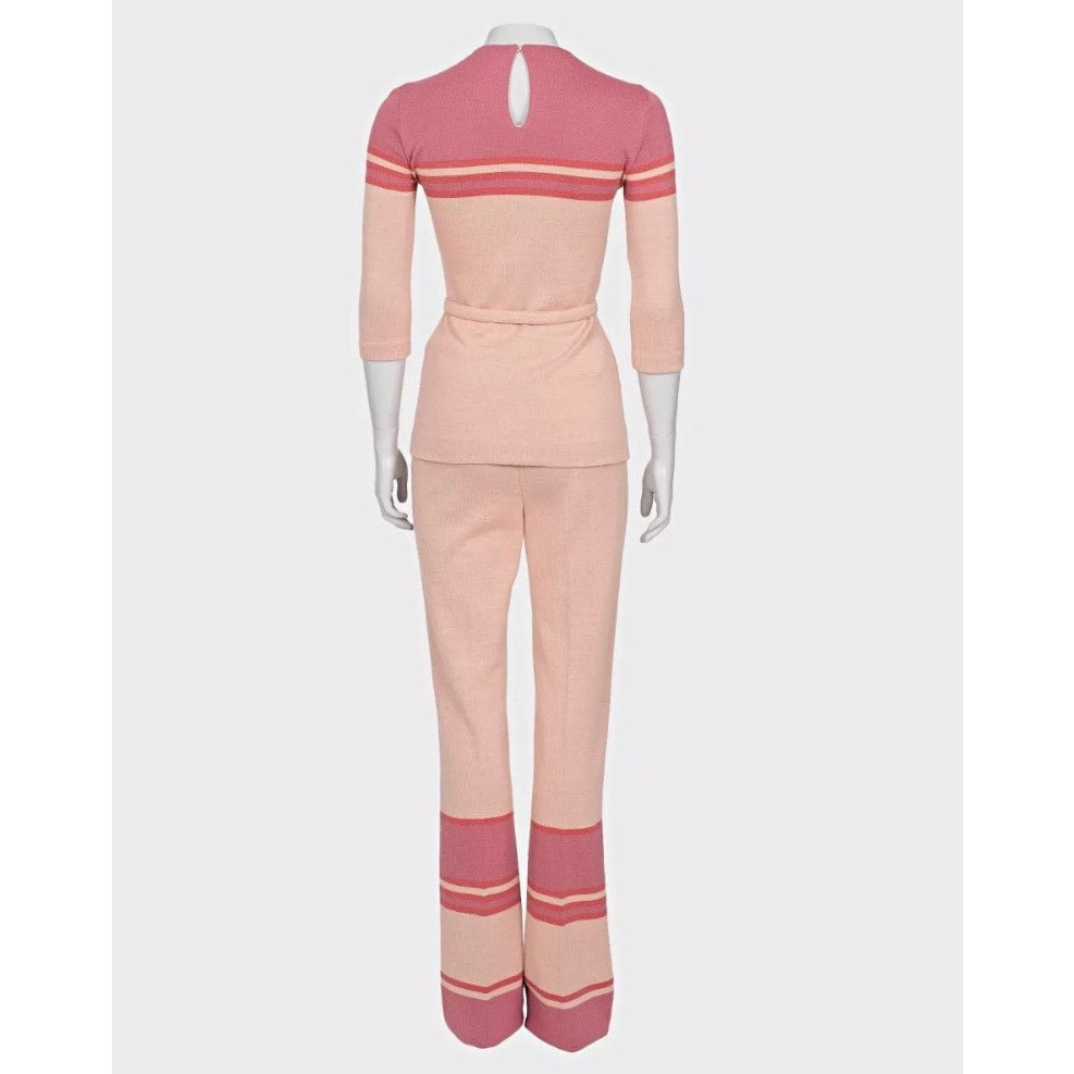 Miu Miu Pink Striped Suit Set  Sz.40/S Pre-owned