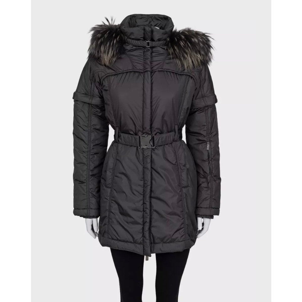 Celine Black Removable Sleeve Puffer Jacket - Size M Pre-owned