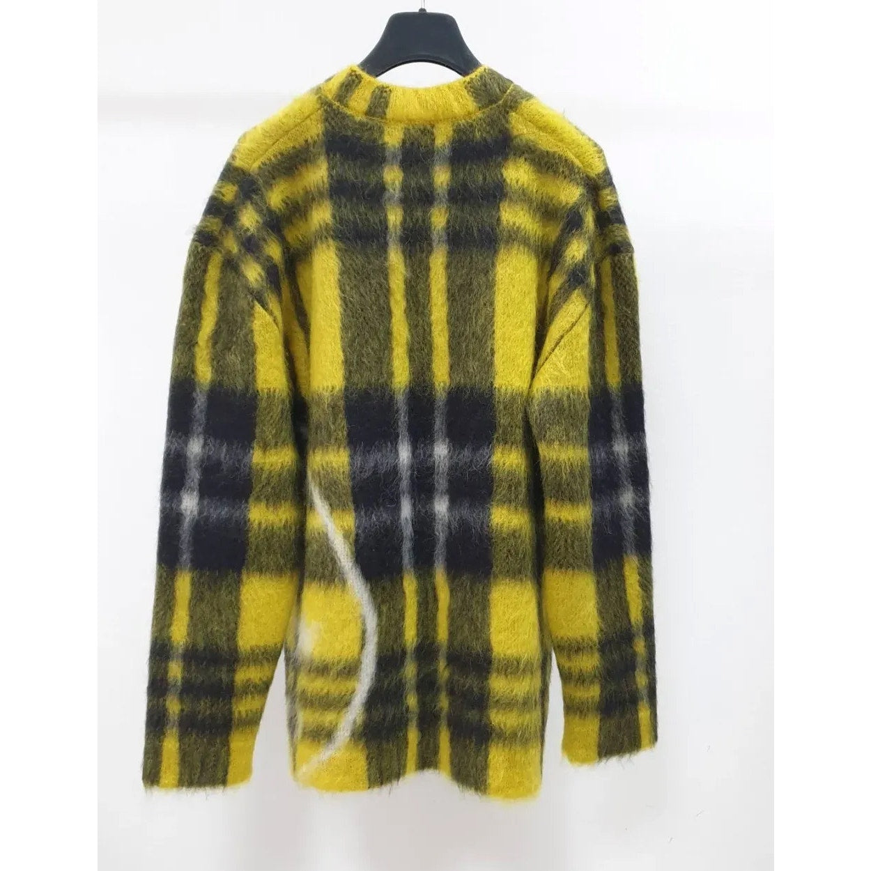 Christian Dior 2022 Runway Plaid Mohair Sweater - Sz 36 Pre-owned