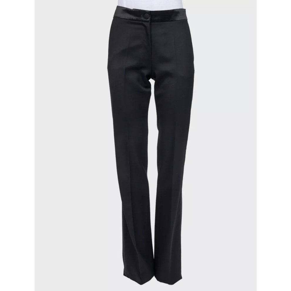 Saint Laurent Black Wool Suit with Long Jacket - EU36/S Pre-owned