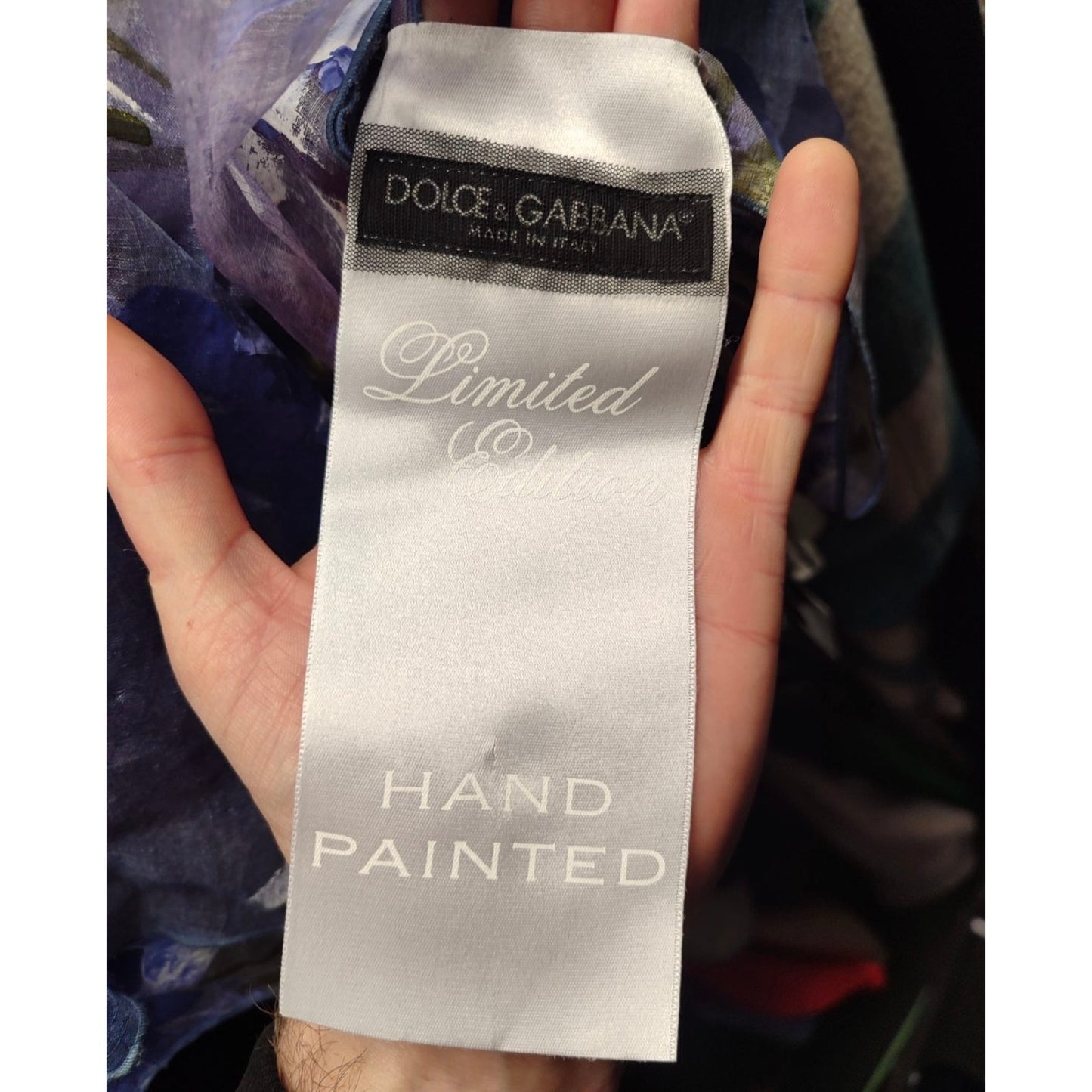 NWT Dolce & Gabbana Sheer Silk Floral Dress Size 44/L pre-owned