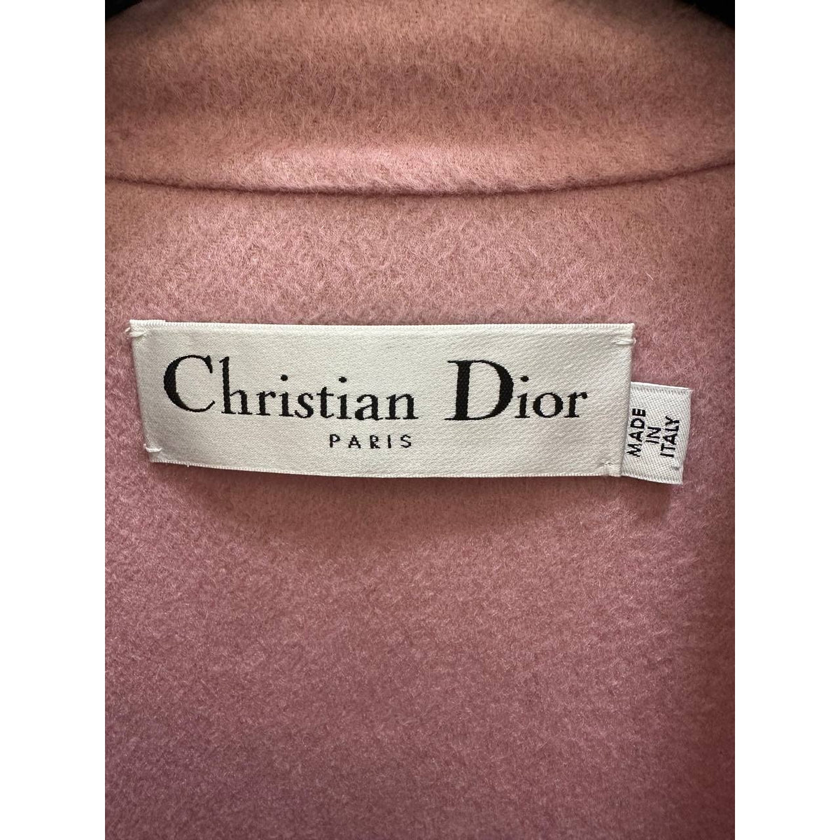 Christian Dior Vintage Fuchsia Cashmere Jacket Sz.38 Pre-owned